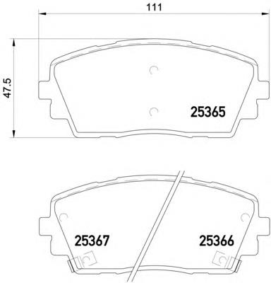 Sapatas do freio dianteiras de disco Hyundai/Kia 581011YA00 preço, a partir de 27,91 USD