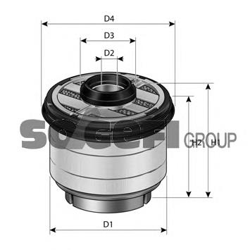 FE586D Shafer Filtro de combustível