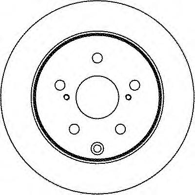 Compre 26TO028 RED Line OIL Disco do freio traseiro