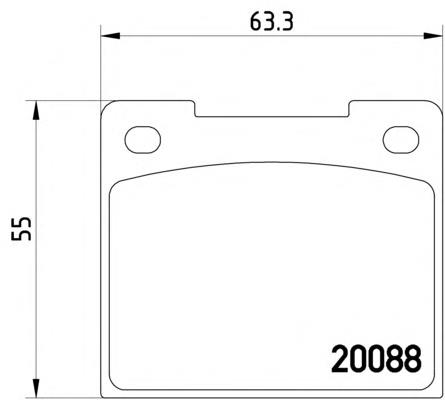 Sapatas do freio traseiras de disco Volvo 271667 preço, a partir de 19,56 USD