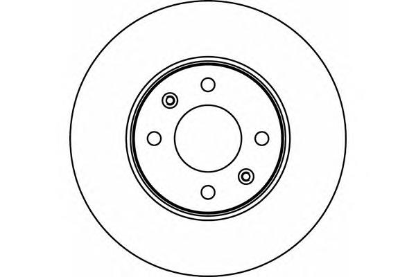 Disco do freio dianteiro S517121G000 Hyundai/Kia