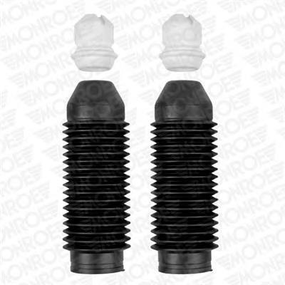 Pára-choque (grade de proteção) de amortecedor dianteiro + bota de proteção Monroe PK076