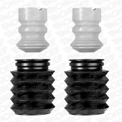 PK125 Monroe Pára-choque (grade de proteção) de amortecedor dianteiro + bota de proteção