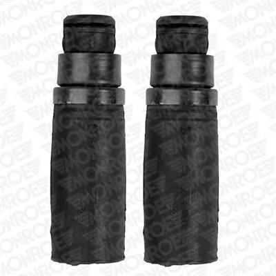 516657 Peugeot/Citroen Pára-choque (grade de proteção) de amortecedor traseiro + bota de proteção