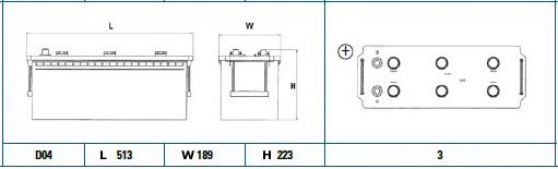 Bateria recarregável (PILHA) Yuasa YBX1612