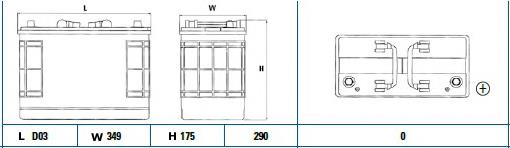 Bateria recarregável (PILHA) Bosch 0092T30401