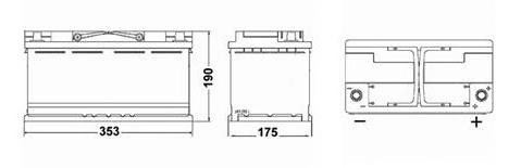 Bateria recarregável (PILHA) Ford 1552705