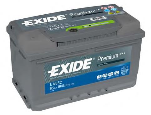 Bateria recarregável (PILHA) Exide EA852 preço, a partir de 138,56 USD