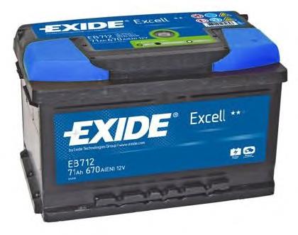 Bateria recarregável (PILHA) Exide EB712 preço, a partir de 107,17 USD