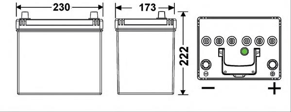 Bateria recarregável (PILHA) ETS60JR Magneti Marelli