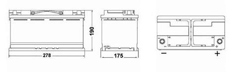 6001547711 Renault (RVI) Bateria recarregável (PILHA)