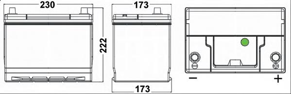 EA654 Exide Bateria recarregável (PILHA)