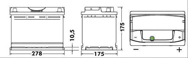 1672941 Ford Bateria recarregável (PILHA)