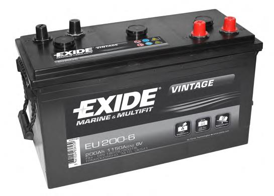 EU2006 Exide Bateria recarregável (PILHA)