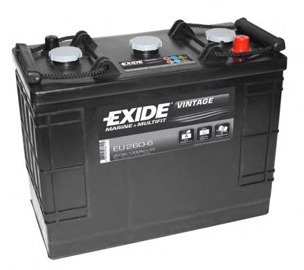 EU2606 Exide Bateria recarregável (PILHA)