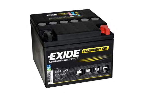 ES290 Exide Bateria recarregável (PILHA)
