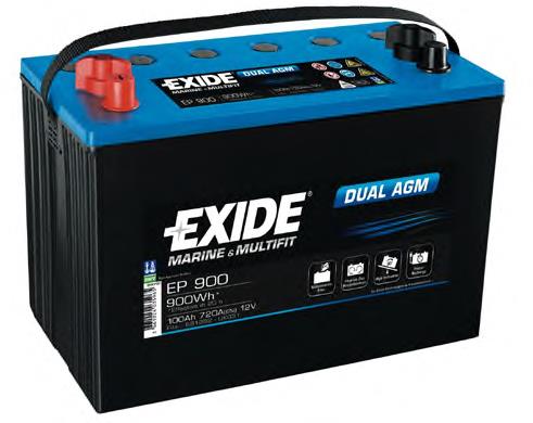 EP900 Exide Bateria recarregável (PILHA)