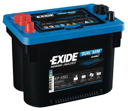 EP450 Exide Bateria recarregável (PILHA)