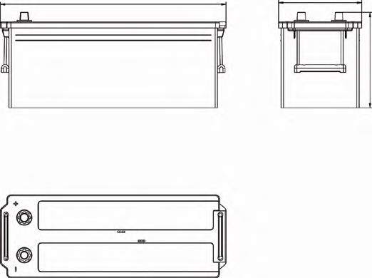 YBX1612 Yuasa Bateria recarregável (PILHA)