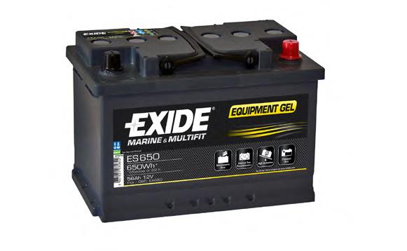 ES650 Exide Bateria recarregável (PILHA)