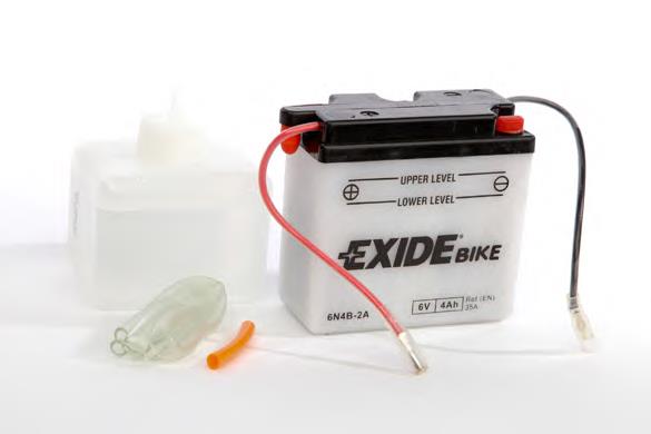 6N4B2A Exide Bateria recarregável (PILHA)