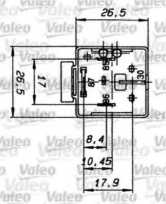 Compre 643828 VALEO Relê de aquecimento de vidro traseiro