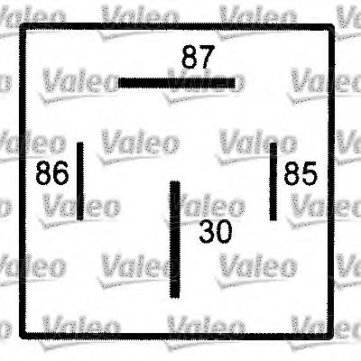 Relê de aquecimento de vidro traseiro 643828 VALEO
