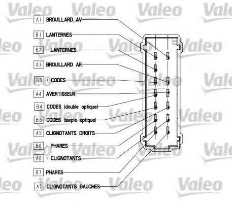 Compre 7701048908 Renault (RVI) Comutador esquerdo instalado na coluna da direção
