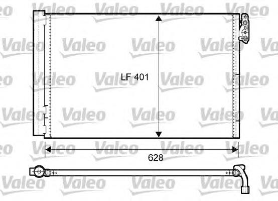 Radiador de aparelho de ar condicionado 64539206300 BMW