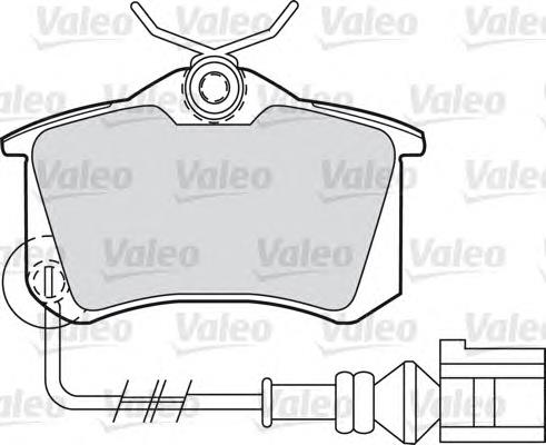 Sapatas do freio traseiras de disco VALEO 598674 preço, a partir de 25,74 USD