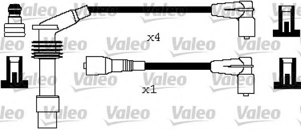 Fios de alta voltagem, kit ZEF727 Beru