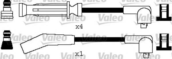 Fios de alta voltagem, kit 7708 NGK