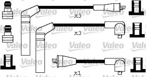 Fios de alta voltagem, kit NGK 0706