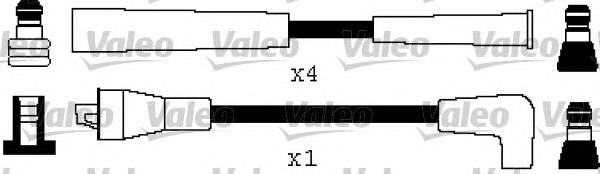 Fios de alta voltagem, kit 616 NGK
