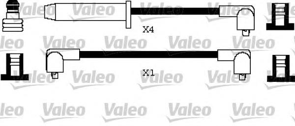 Fios de alta voltagem, kit FAE 85710