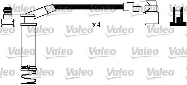 Fios de alta voltagem, kit 804 NGK