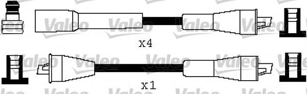 Fios de alta voltagem, kit NGK 0905