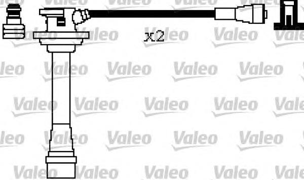 Fios de alta voltagem, kit NGK 717