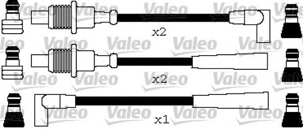 Fios de alta voltagem, kit 591 NGK