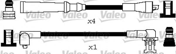 8891 NGK Fios de alta voltagem, kit