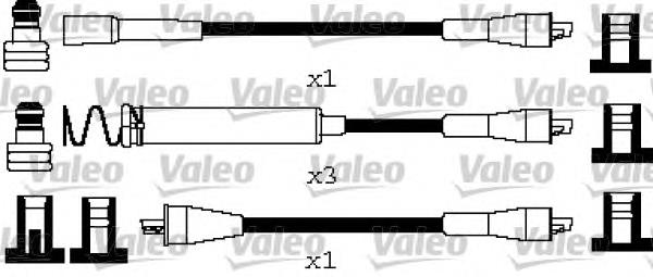 796 NGK Fios de alta voltagem, kit