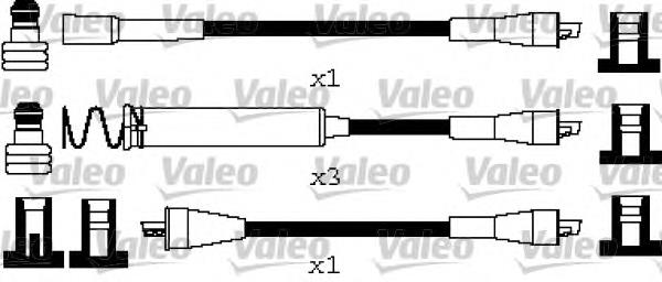 Fios de alta voltagem, kit 781 NGK