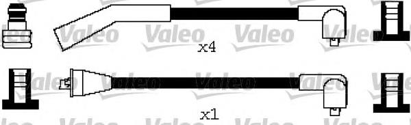 RCRV304 NGK Fios de alta voltagem, kit