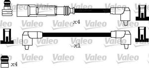 Fios de alta voltagem, kit FAE 85691