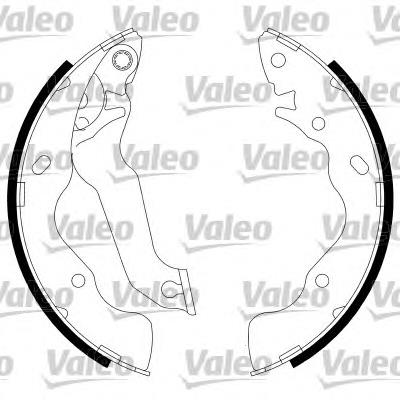 Sapatas do freio traseiras de tambor Hyundai/Kia 5830529A10