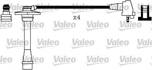 Fios de alta voltagem, kit 13202241 Ashika