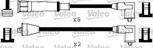 Fios de alta voltagem, kit 0046755606 Fiat/Alfa/Lancia