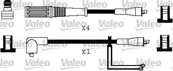 Fios de alta voltagem, kit NGK 665