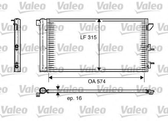 Radiador de aparelho de ar condicionado VAN Wezel 17005293 preço, a partir de 95,34 USD