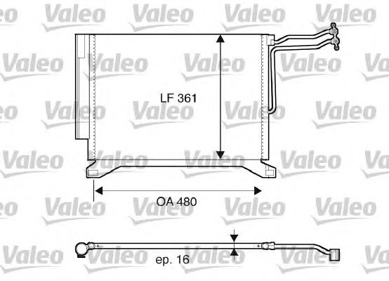 6918597 BMW Radiador de aparelho de ar condicionado